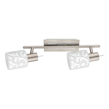 Eglo - LED Starmetis MY CHOICE 2xE14/4W/230V matēts hroms/balta