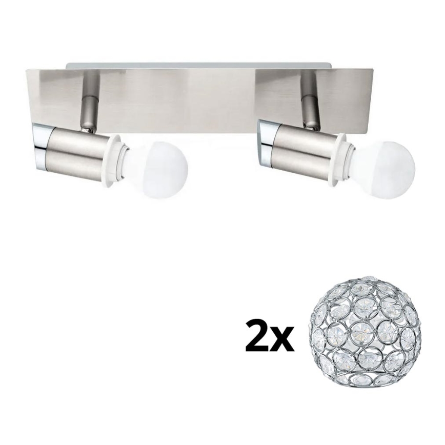 Eglo - LED Starmetis MY CHOICE 2xE14/4W/230V matēts hroms