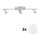 Eglo - LED Starmetis MY CHOICE 3xE14/40W/230V matēts hroms/balta