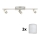 Eglo - LED Starmetis MY CHOICE 3xE14/40W/230V matēts hroms/balta