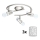 Eglo - LED Starmetis MY CHOICE 3xE14/4W/230V  matēts hroms/balta