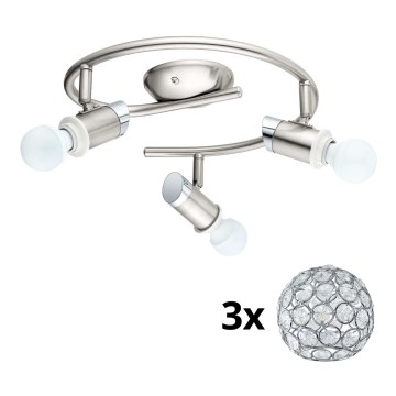Eglo - LED Starmetis MY CHOICE 3xE14/4W/230V  matēts hroms