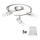 Eglo - LED Starmetis MY CHOICE 3xE14/4W/230V  matēts hroms/krēmkrāsa