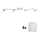 Eglo - LED Starmetis MY CHOICE 4xE14/4W/230V  matēts hroms/balta