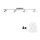 Eglo - LED Starmetis MY CHOICE 4xE14/4W/230V matēts hroms/balta