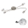 Eglo - LED Starmetis MY CHOICE 4xE14/4W/230V matēts hroms/balta/melna