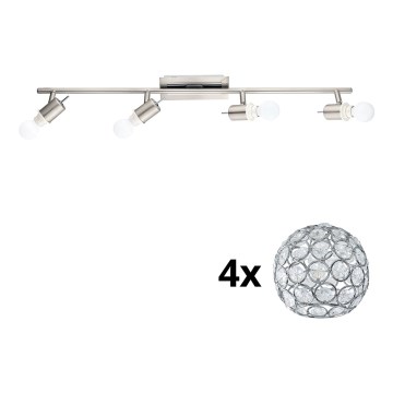 Eglo - LED Starmetis MY CHOICE 4xE14/4W/230V matēts hroms