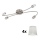 Eglo - LED Starmetis MY CHOICE 4xE14/4W/230V matēts hroms/krēmkrāsa