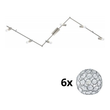 Eglo - LED Starmetis MY CHOICE 6xE14/4W/230V matēts hroms