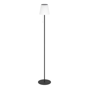 Eglo - LED stāvlampa ar saules uzlādi LED/2,3W/3,7V 3000/4000/6500K 1800 mAh IP44 melna