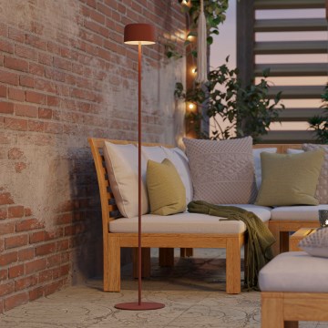 Eglo - LED stāvlampa ar saules uzlādi un skārienvadību LED/2,8W/3,7V 1800 mAh IP44 oranža