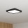 Eglo - LED vannas istabas griestu lampa LED/10,5W/230V 2700/4000/6500K 22x22 cm IP44 melna