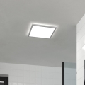 Eglo - LED Vannas istabas griestu lampa LED/17,6W/230V 2700K/4000K/6500K 39x39 cm IP44 balta