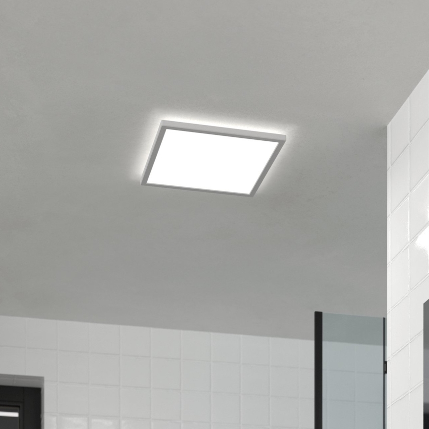 Eglo - LED Vannas istabas griestu lampa LED/17,6W/230V 2700K/4000K/6500K 39x39 cm IP44 balta