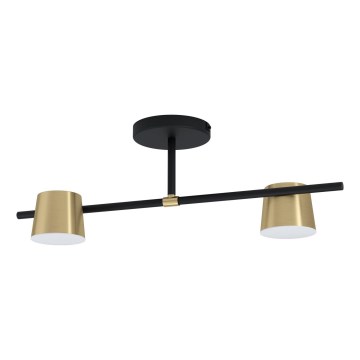 Eglo - LED Virsapmetuma lustra 2xGU10/4,6W/230V 3000K zelta