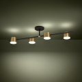 Eglo - LED Virsapmetuma lustra 4xGU10/4,6W/230V 3000K zelta