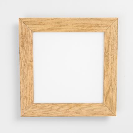 Eglo - LED Virsapmetuma panelis SALOBRENA-RW WOOD LED/17W/230V 2700/4000K 30x30 cm brūna