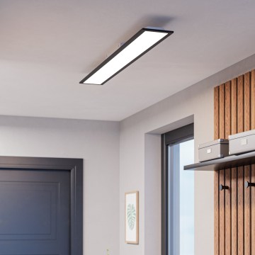 Eglo - LED virsmas montējamais panelis LED/28W/230V 2700/4000/6500K 120x15 cm melns