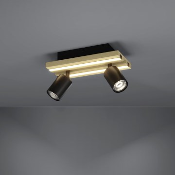 Eglo - LED virziena gaismeklis 2xLED/2,2W/230V + 2xLED/1,2W + 2xLED/2W bēšs/melns