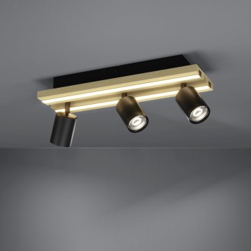 Eglo - LED virziena gaismeklis 3xLED/2,2W/230V + 2xLED/1,2W + 2xLED/2W bēšs/melns