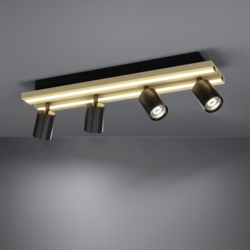 Eglo - LED virziena gaismeklis 4xLED/2,2W/230V + 2xLED/1,2W + 2xLED/2W bēšs/melns