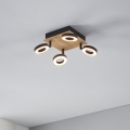 Eglo - LED virziena gaismeklis 4xLED/4,2W/230V melns/brūns