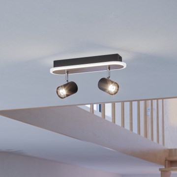 Eglo - LED virziena gaismeklis LED/12W/230V brūns/melns