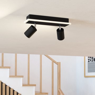 Eglo - LED virziena gaismeklis LED/12W/230V melns