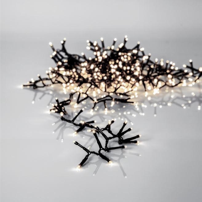 Eglo - LED Ziemassvētku āra virtene 1200xLED 25m IP44 silti balta