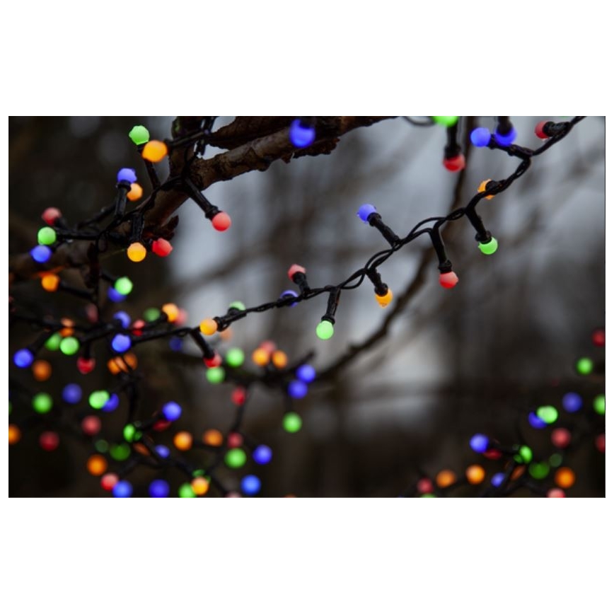 Eglo 472-53 - LED Ziemassvētku āra virtene BERRY MINI 700xLED/8 funkcijas 14m daudzkrāsaina IP44