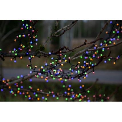 Eglo 472-53 - LED Ziemassvētku āra virtene BERRY MINI 700xLED/8 funkcijas 14m daudzkrāsaina IP44