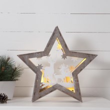 Eglo - LED Ziemassvētku dekorācija 10xLED/0,03W/2xAA
