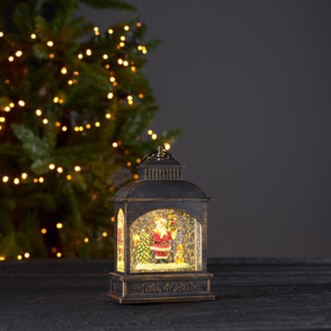 Eglo - LED Ziemassvētku rotājums VINTER 1xLED/0,064W/3xAA brūns