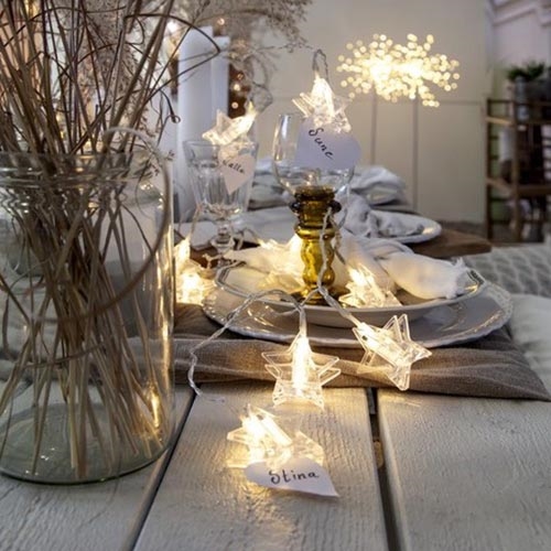 Eglo - LED Ziemassvētku virtene 10xLED 2,1m silti balta