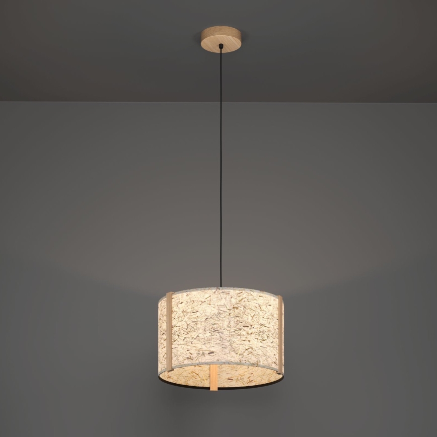 Eglo - Lustra ar auklu 1xE27/25W/230V bēša