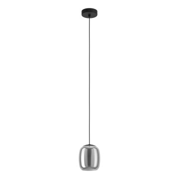Eglo - Lustra ar auklu 1xE27/28W/230V pelēka