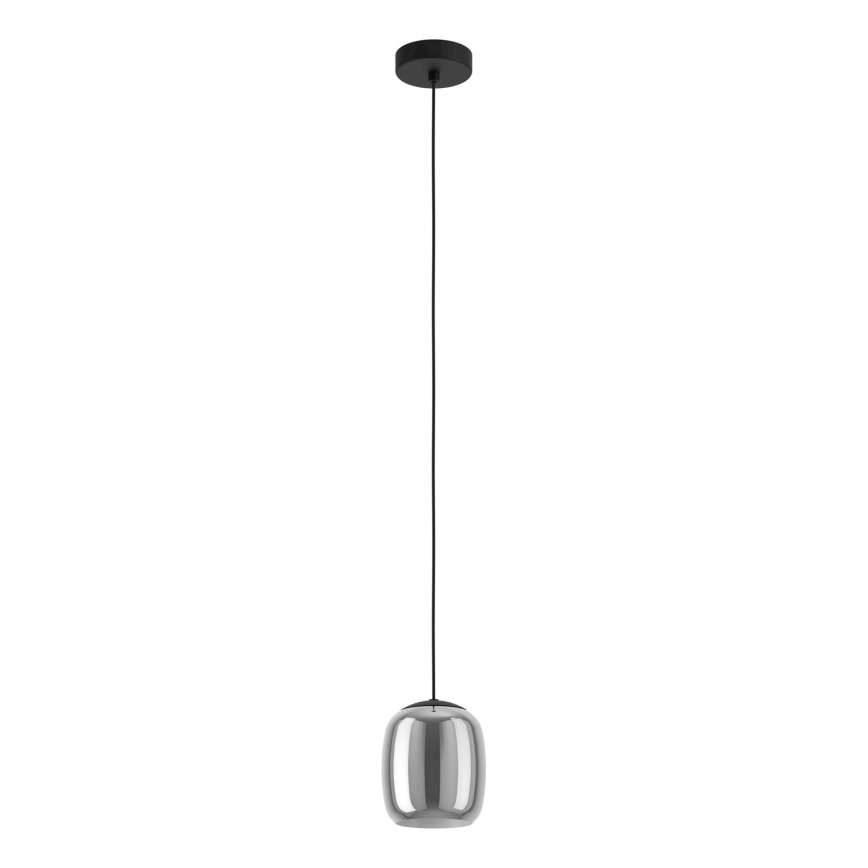 Eglo - Lustra ar auklu 1xE27/28W/230V pelēka