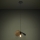 Eglo - Lustra ar auklu 1xE27/40W/230V 41 cm melna/zelta