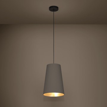Eglo - Lustra ar auklu 1xE27/40W/230V brūna