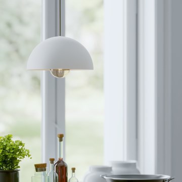Eglo - Lustra ar auklu 1xE27/40W/230V d. 30 cm balta