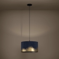 Eglo - Lustra ar auklu 1xE27/40W/230V d. 38 cm zila/zelta
