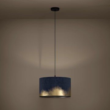 Eglo - Lustra ar auklu 1xE27/40W/230V d. 38 cm zila/zelta