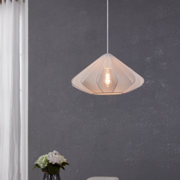 Eglo - Lustra ar auklu 1xE27/40W/230V d. 42,5 cm balta