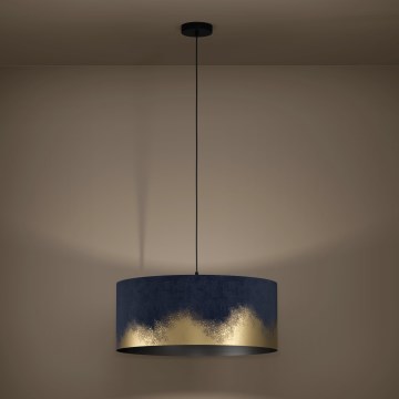 Eglo - Lustra ar auklu 1xE27/40W/230V d. 53 cm zila/zelta