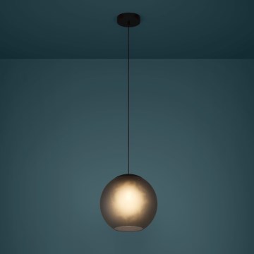 Eglo - Lustra ar auklu 1xE27/40W/230V dūmakains