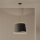 Eglo - Lustra ar auklu 1xE27/40W/230V melna