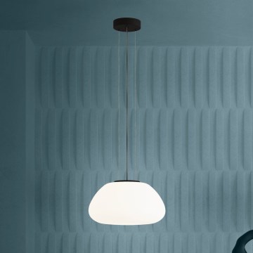 Eglo - Lustra ar auklu 1xE27/40W/230V melna