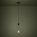 Eglo - Lustra ar auklu 1xE27/40W/230V melna/zelta