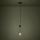 Eglo - Lustra ar auklu 1xE27/40W/230V melna/zelta