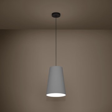 Eglo - Lustra ar auklu 1xE27/40W/230V pelēka
